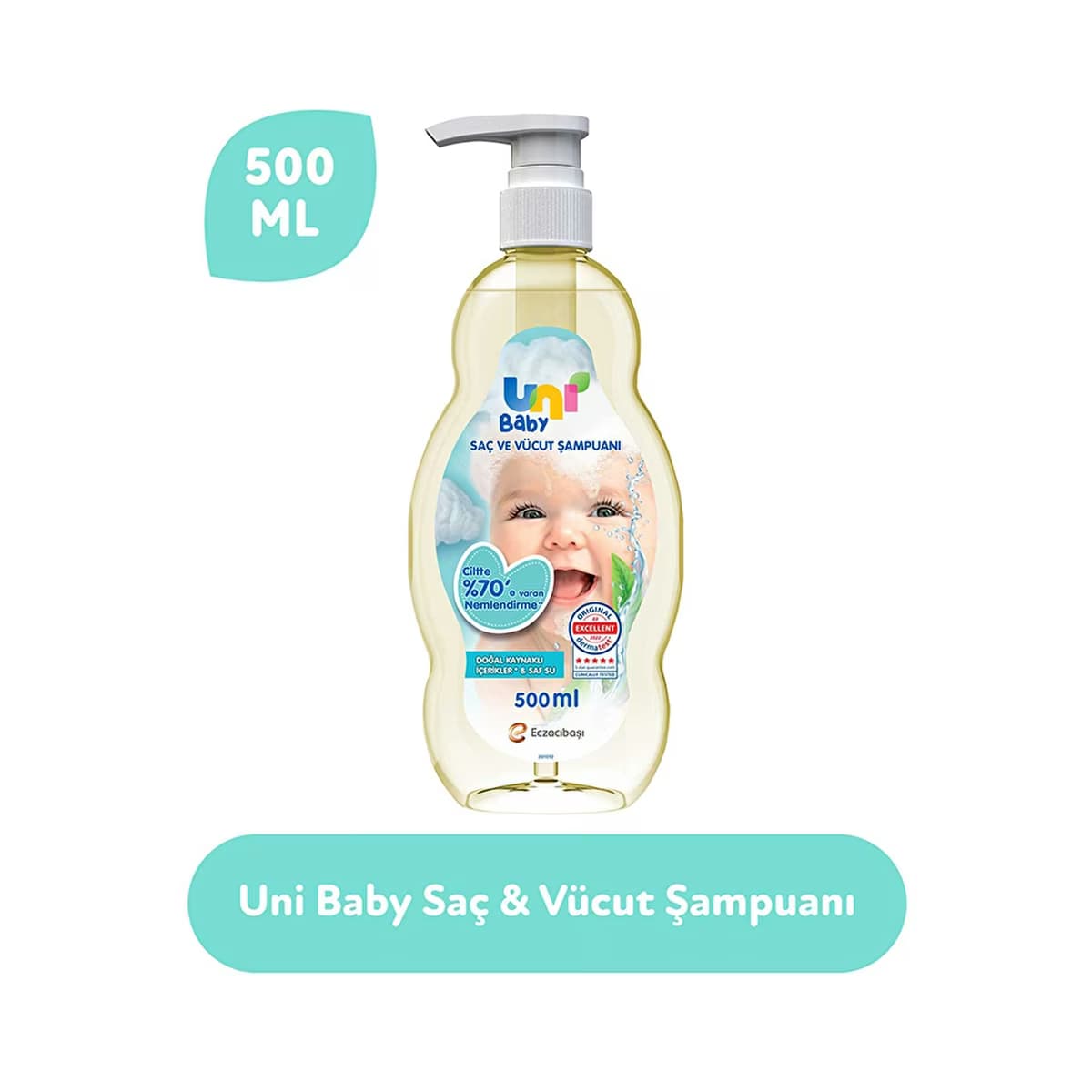 Uni Baby Saç ve Vücut Şampuan 500 ml - Gratis