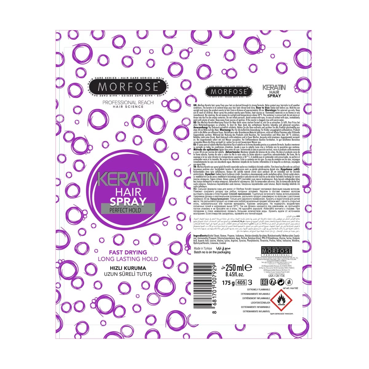 Morfose Keratin Saç Köpüğü 200 ml - Gratis 5