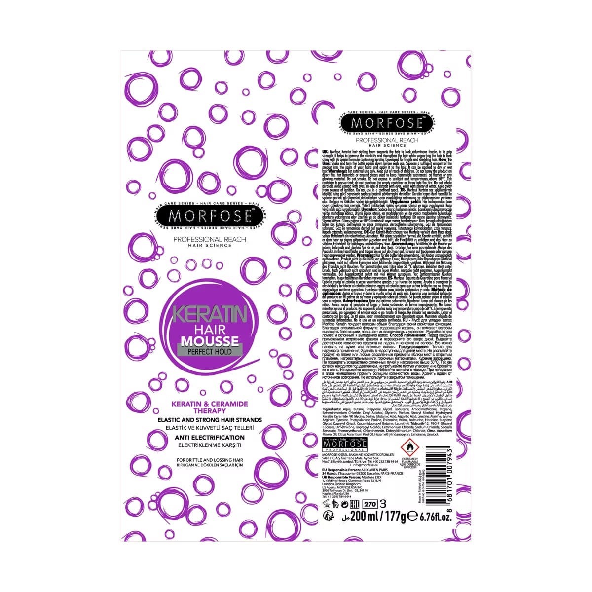 Morfose Keratin Saç Spreyi 250 ml - Gratis 5