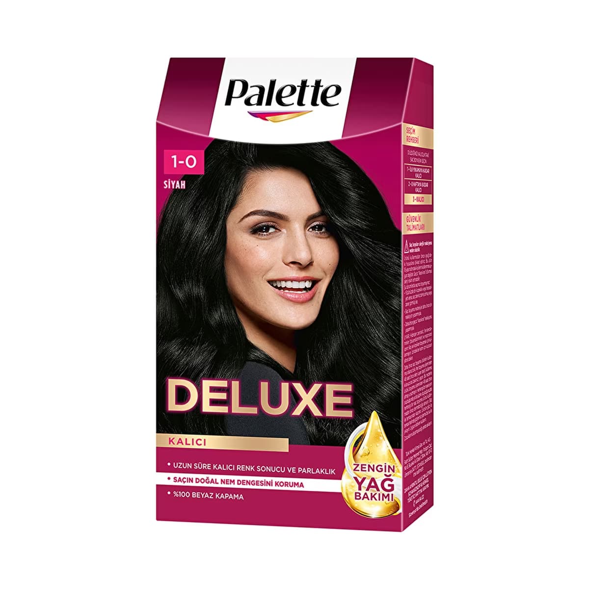 Palette Deluxe Saç Boyası 1-0 Siyah - Gratis 2