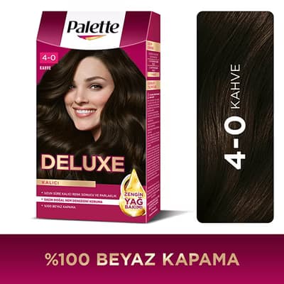 Palette Deluxe Saç Boyası 4-0 Kahve - Gratis