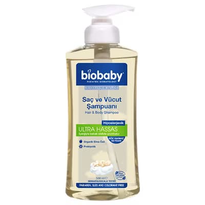 Biobaby Saç ve Vücut Şampuanı 500 ml - Gratis