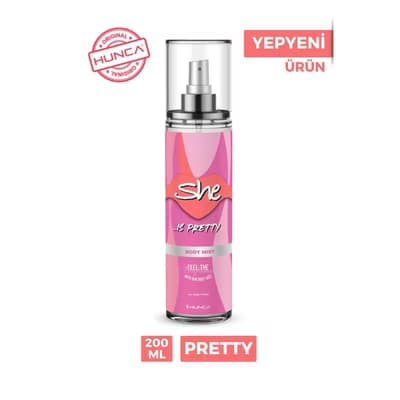 She Pretty Kadın Vücut Spreyi 200 ml - Gratis