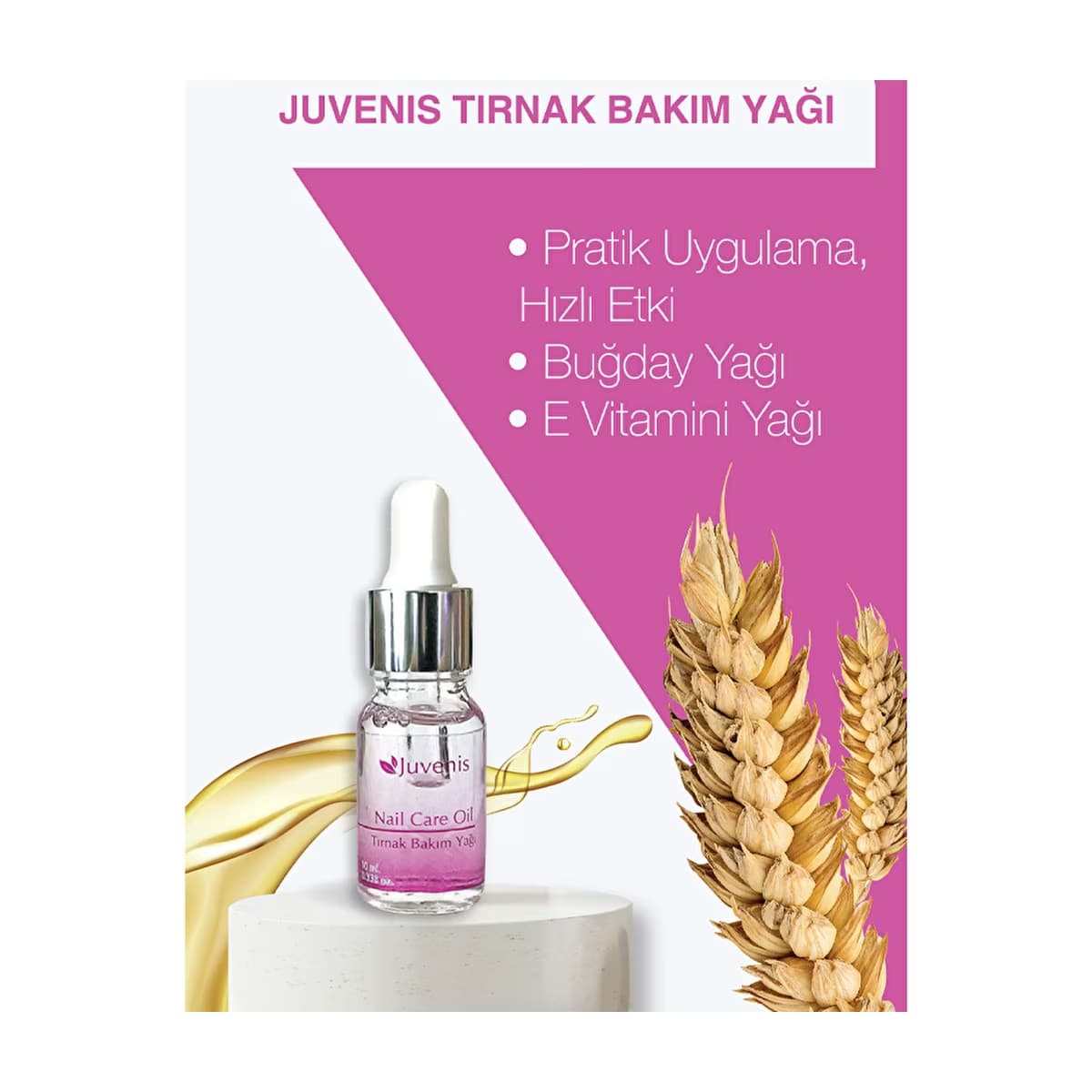Juvenis Tırnak Bakım Yağı 10 ml - Gratis 3