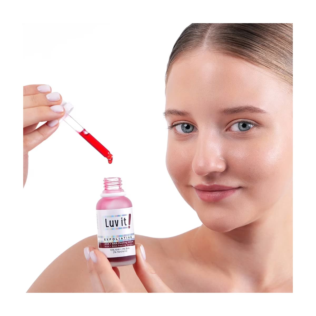 Luv it! AHA BHA Peeling Serum 30 ml - Gratis 3