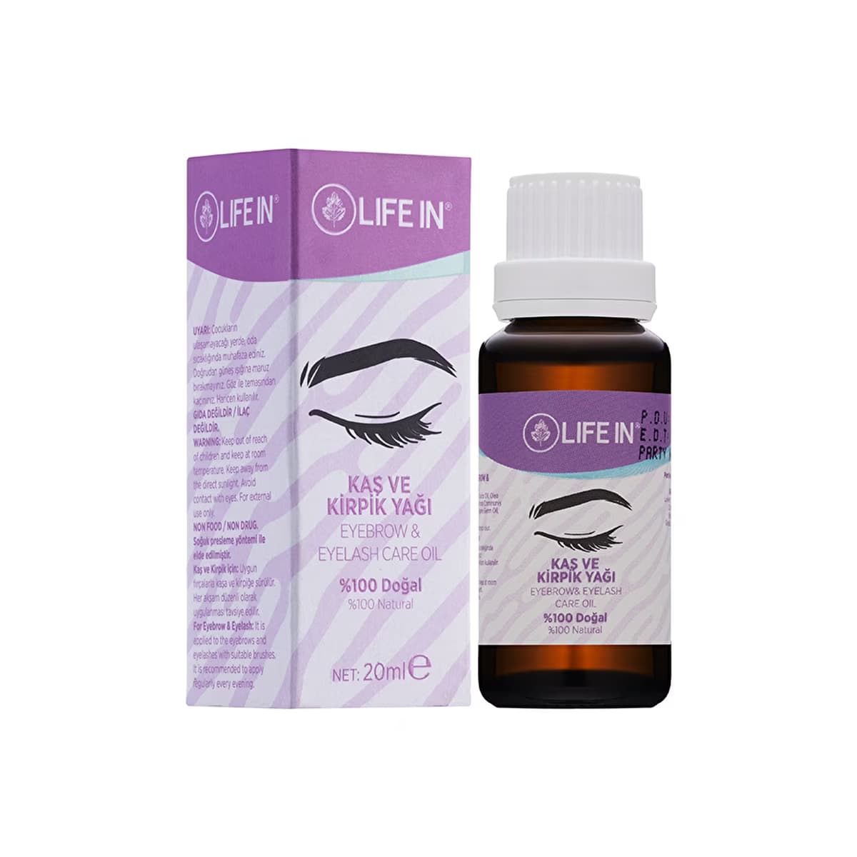 Life In Kaş ve Kirpik Yağı 20 ml - Gratis