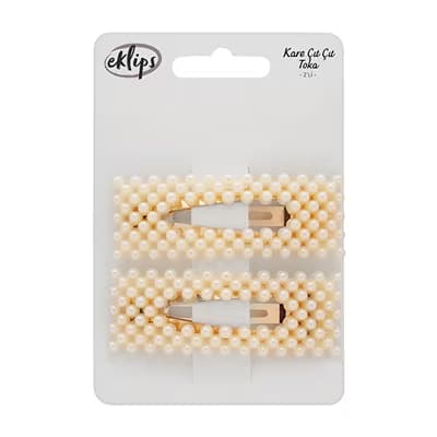 Eklips 2'li Kare Çıt Çıt Toka - Gratis