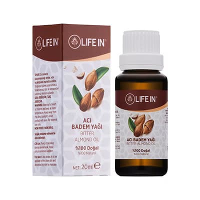 Life In Acı Badem Yağı 20 ml - Gratis