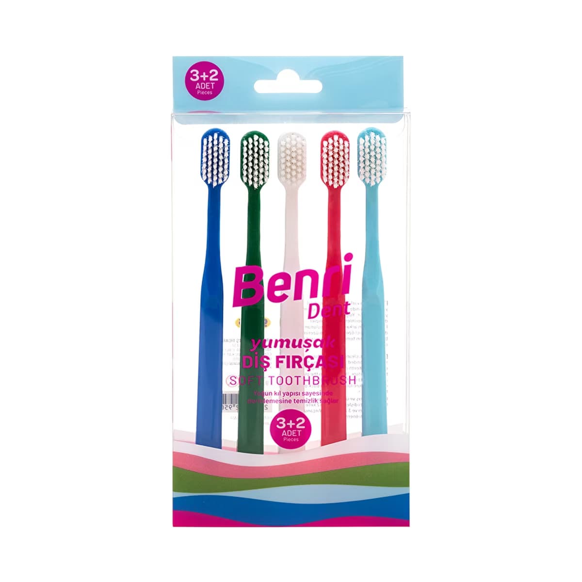 Benri Dent Aile Diş Fırça Seti 5’li - Gratis