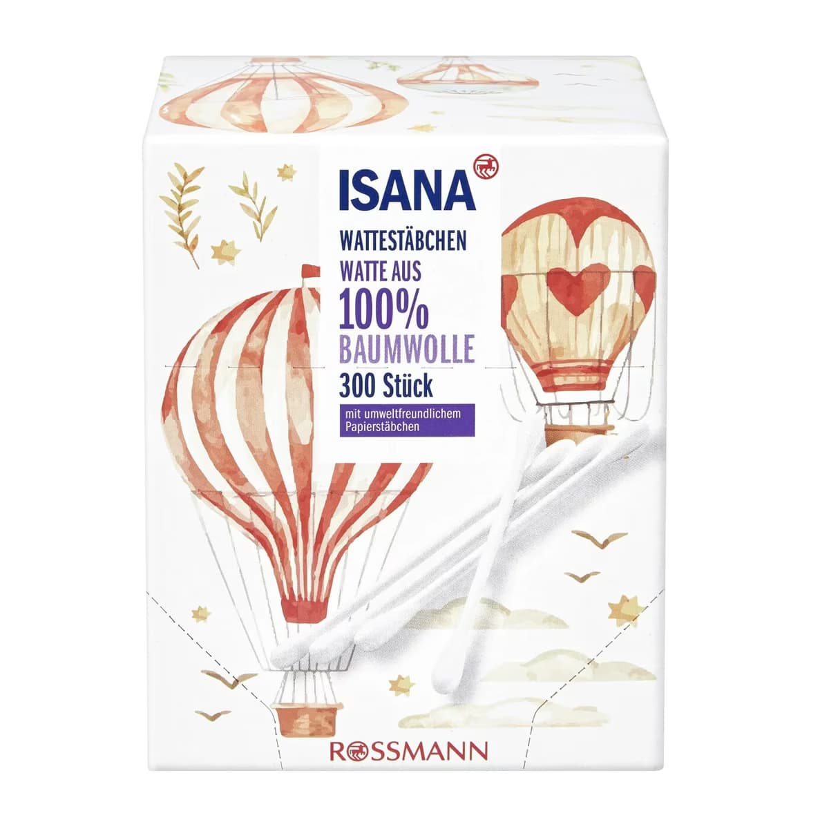 Isana Kulak Çubuğu 300 adet 5