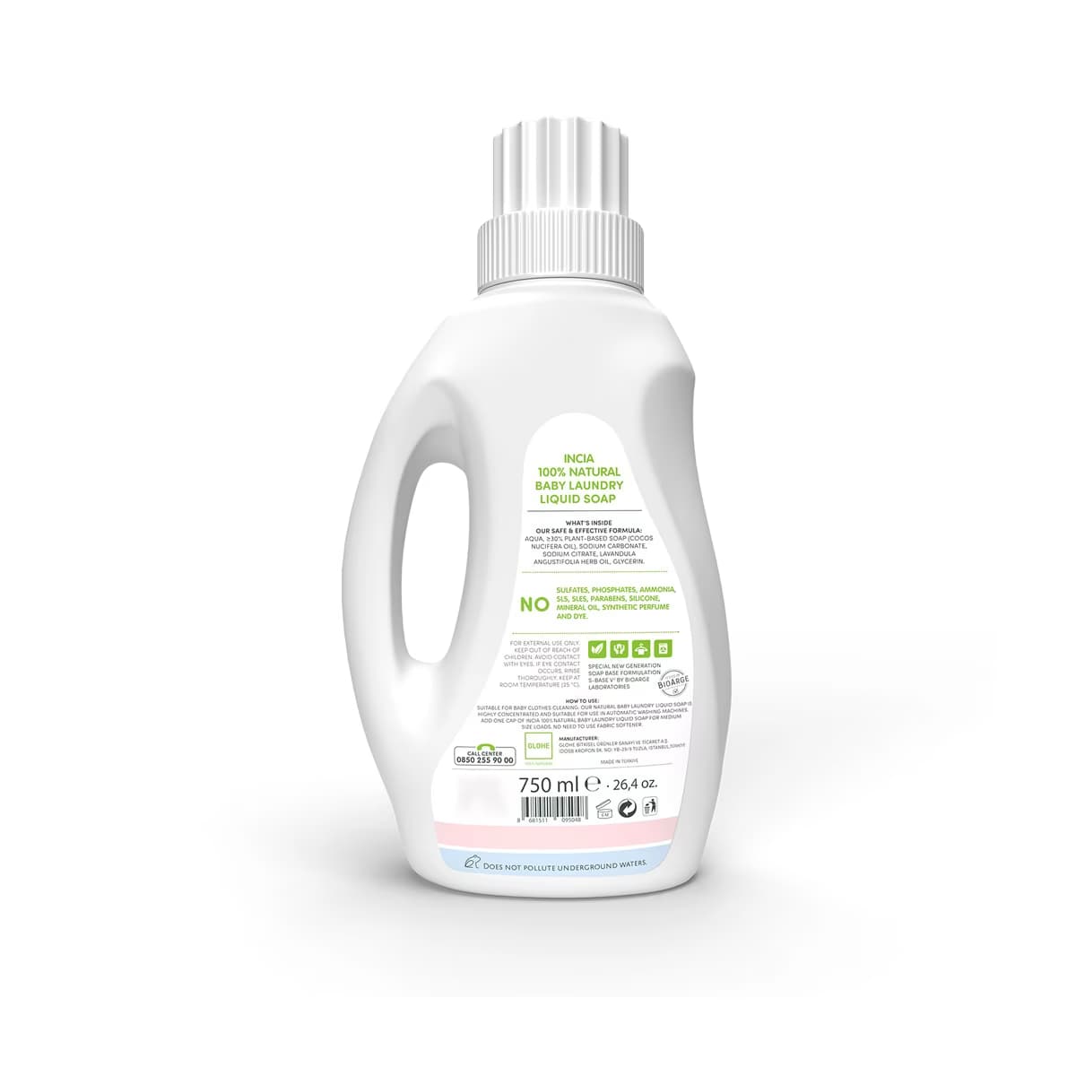 Incia %100 Doğal Çamaşır Sabunu 750 ml - Gratis 2