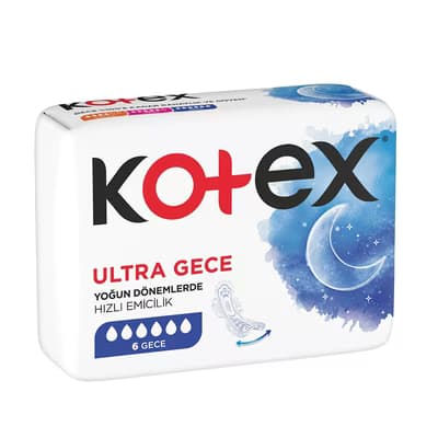 Kotex Ultra Ped Gece 6'lı - Gratis