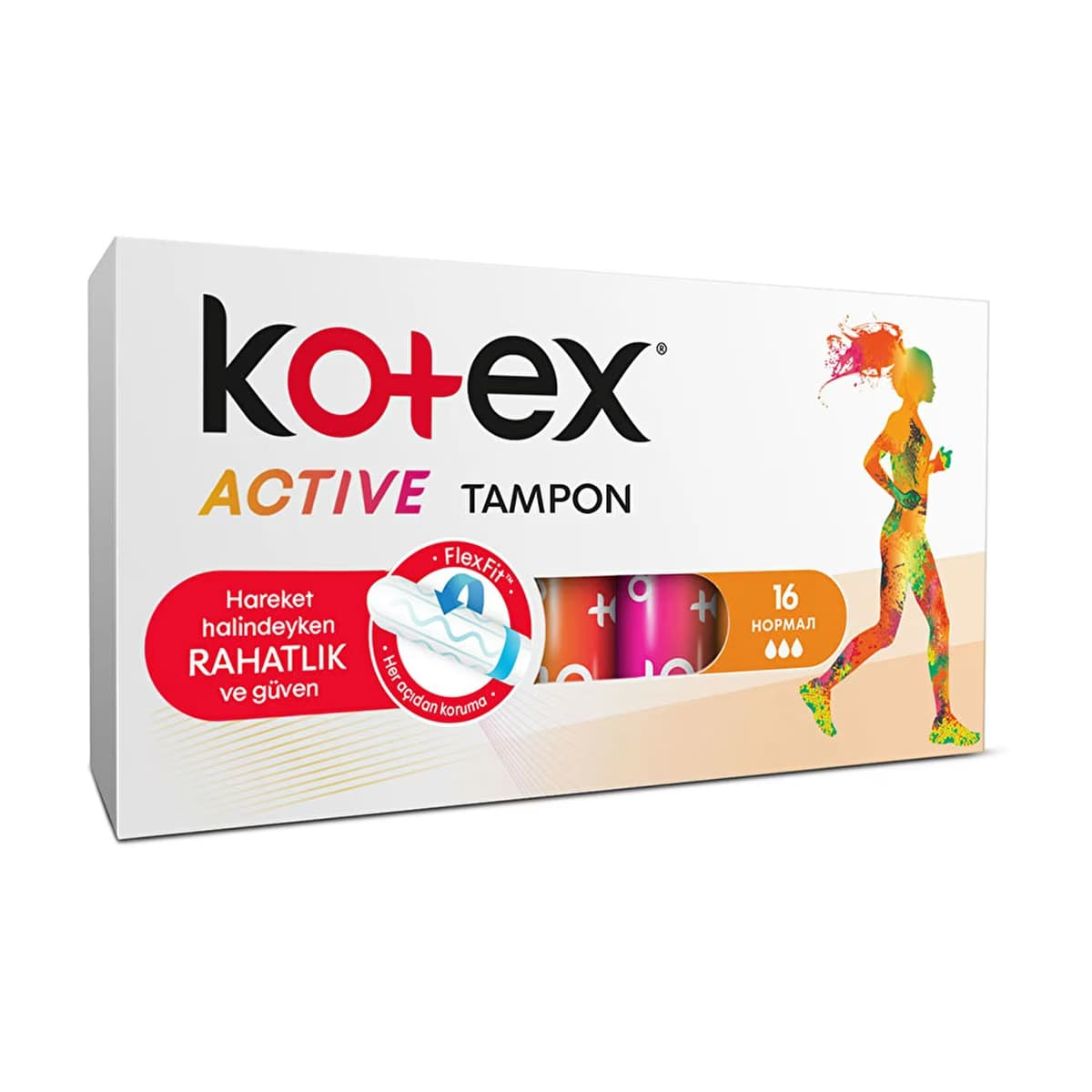 Kotex Active Tampon Normal 16’lı - Gratis 2
