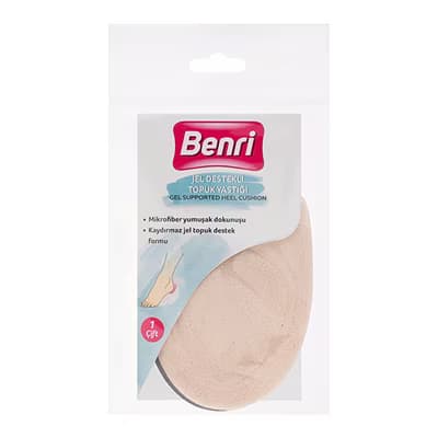 Benri Jel Destekli Topuk Yastığı 1 Çift - Gratis