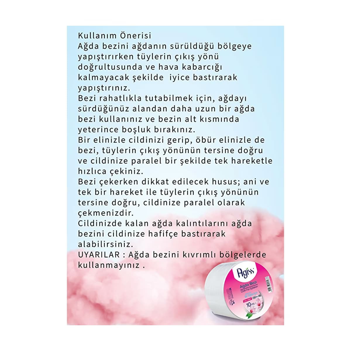 Agiss Ağda Bezi Rulo 10 Metre - Gratis 4