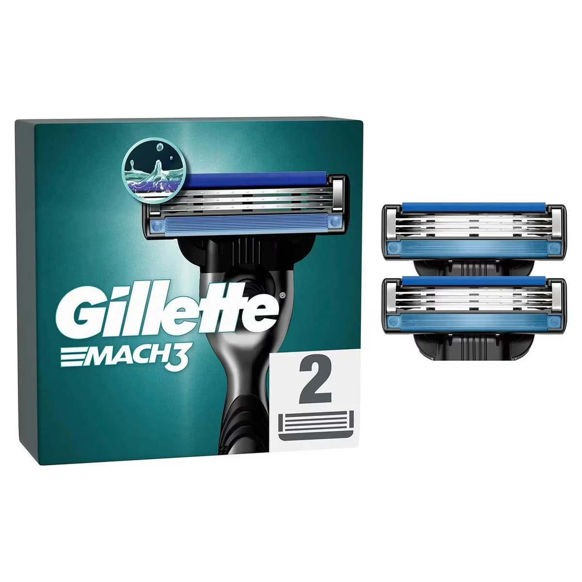 Gillette Mach3 Tıraş Bıçağı Yedek 2 adet 2