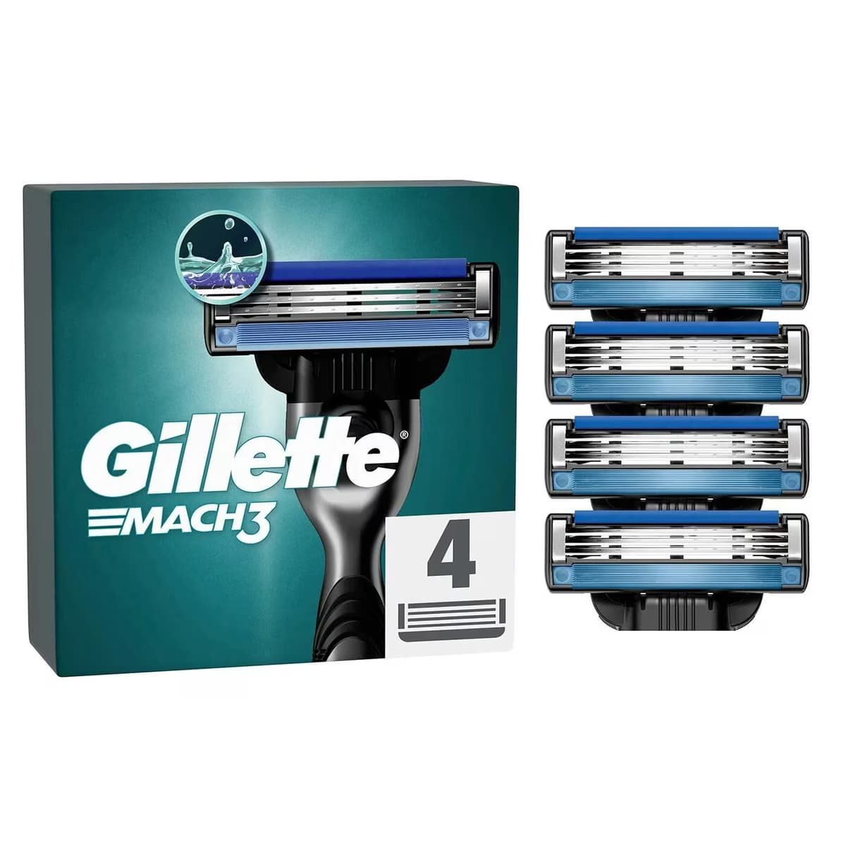 Gillette Mach3 Tıraş Bıçağı Yedek 4 adet 2