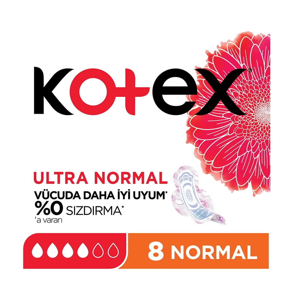 Kotex Ultra Ped Normal 8'li - Gratis 2