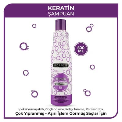 Morfose Keratin Saç Şampuanı 500 ml - Gratis