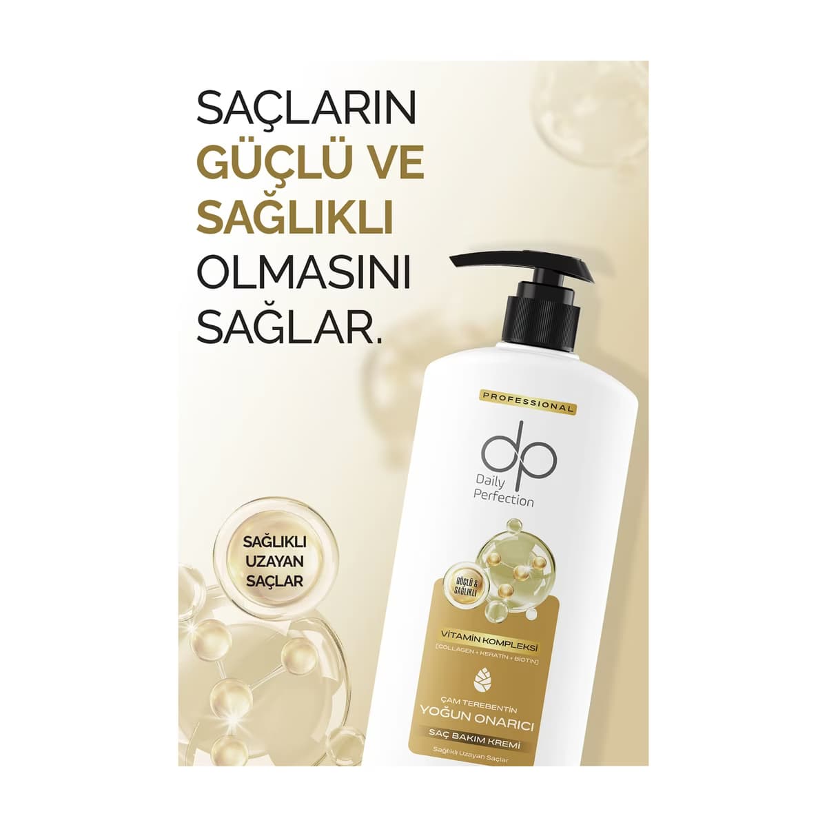 Dp Saç Kremi 400 ml Çam Terebentin - Gratis 3
