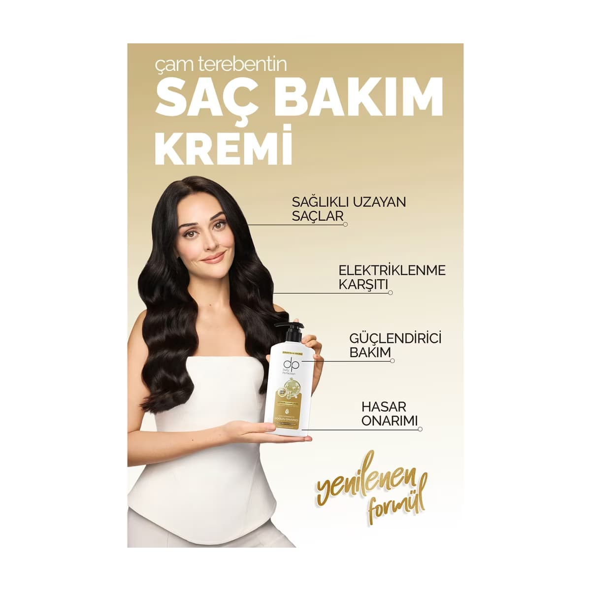 Dp Saç Kremi 400 ml Çam Terebentin - Gratis 4
