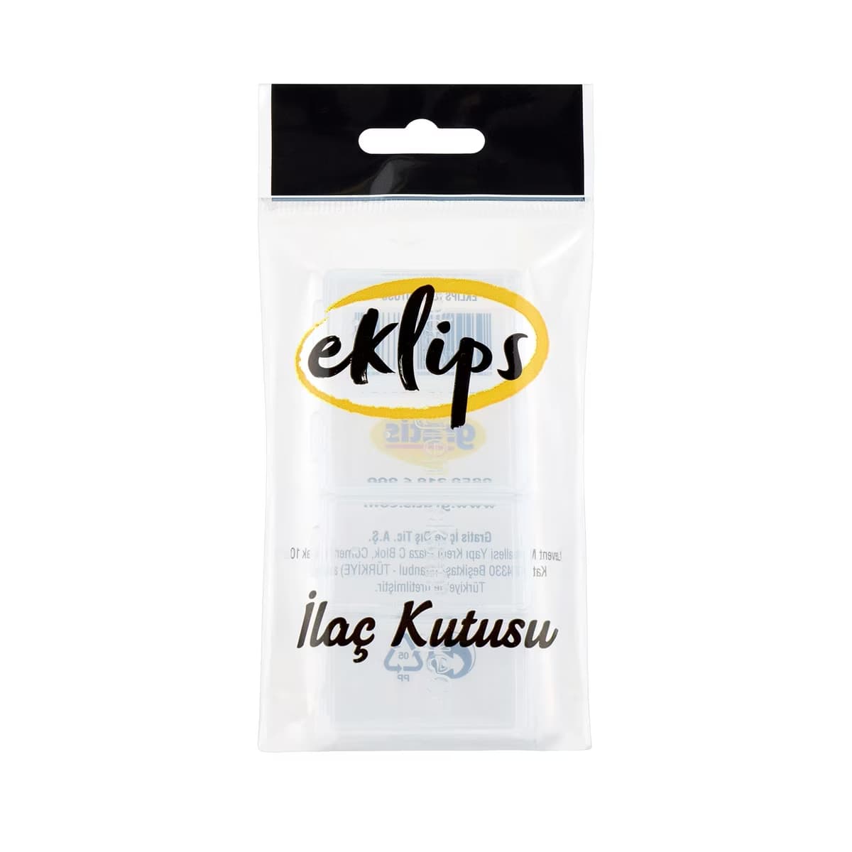 Eklips Günlük İlaç Kutusu 4 Bölmeli - Gratis 2