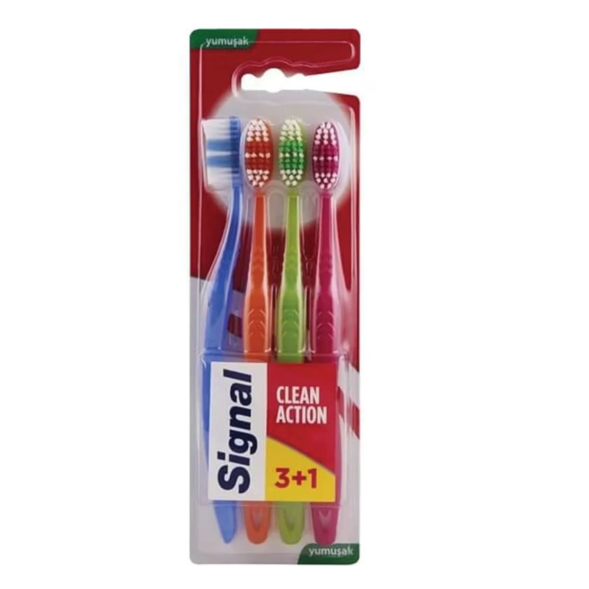 Signal Diş Fırçası Clean Action 3+1
