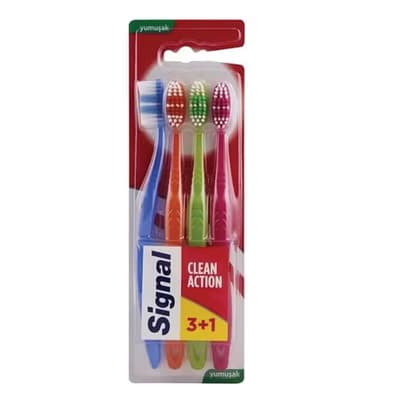 Signal Diş Fırçası Clean Action 3+1