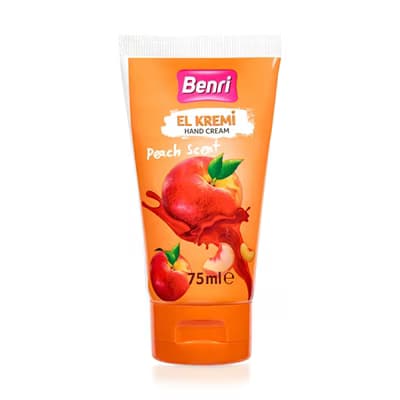 Benri Peach Scent El Kremi 75 ml - Gratis