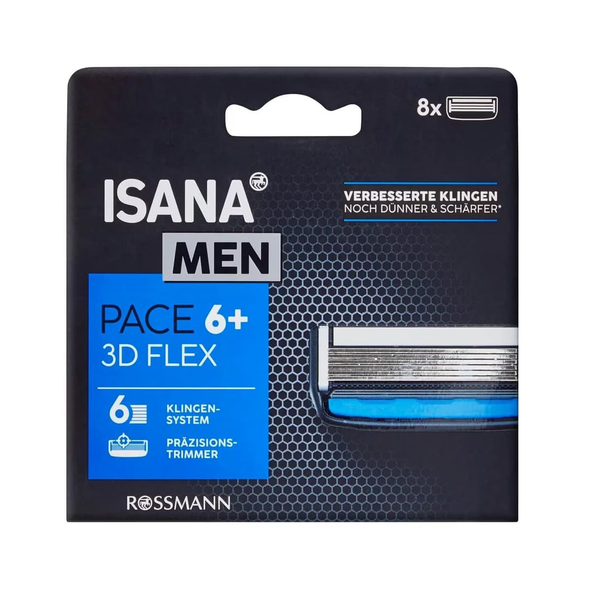 Isana Men Yedek Tıraş Bıçağı Başlığı 6 Bıçaklı 8'li