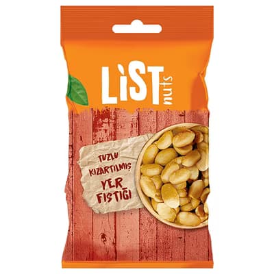 List Nuts Kızartılmış Yer Fıstığı 40 gr - Gratis