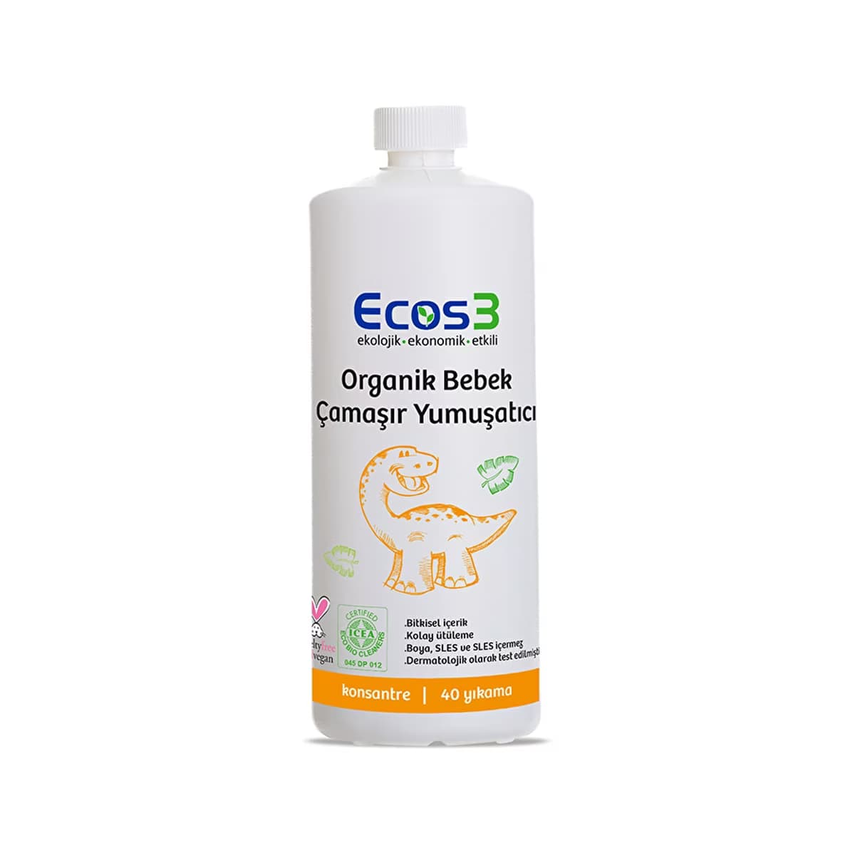 Ecos3 Bebek Çamaşır Yumuşatıcı 1000 ml - Gratis 2