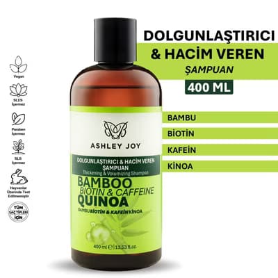 Ashley Joy Hacim Veren Şampuan 400 ml - Gratis