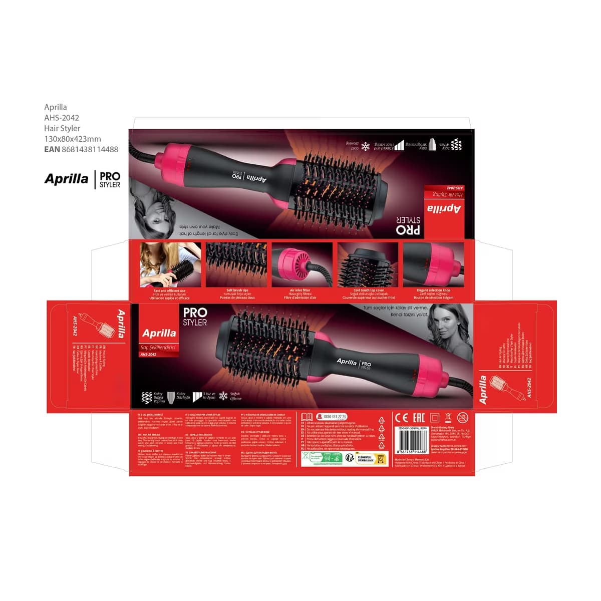 Aprilla Saç Şekillendirici AHS-2042 - Gratis 2