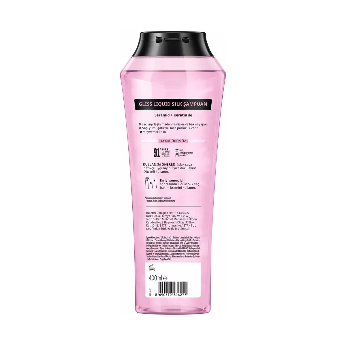 Gliss Liquid Silk Şampuan 400 ml - Gratis 2