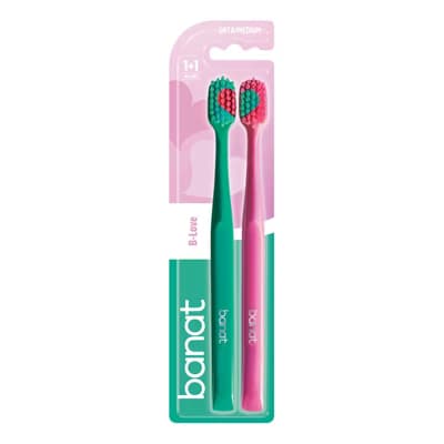 Banat B-Love Diş Fırçası 1+1 (Orta) - Gratis