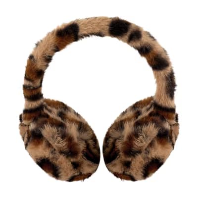 Eklips Leopar Çocuk Peluş Kulaklık - Gratis