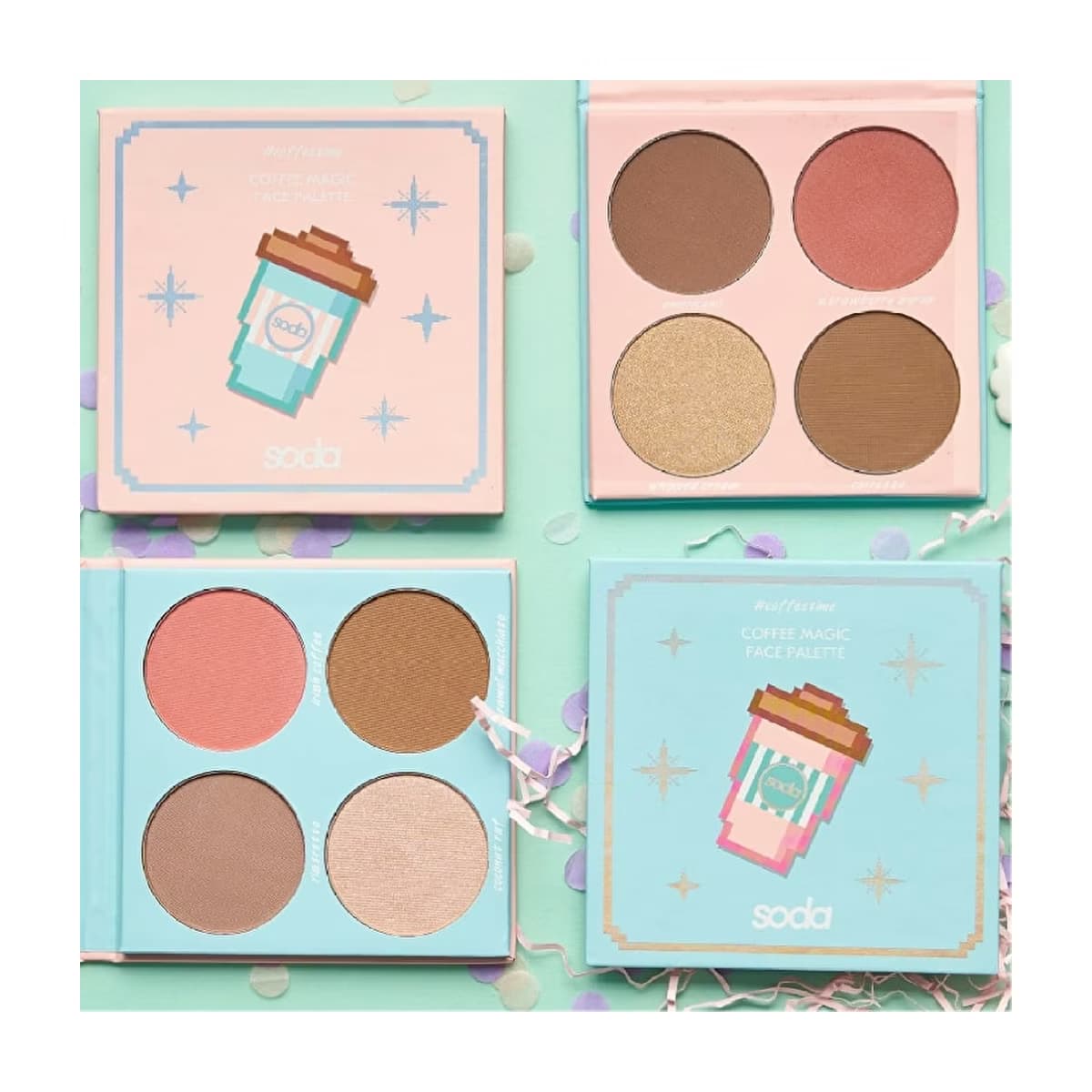 Soda Coffee Magic Yüz Paleti 001 - Gratis 4