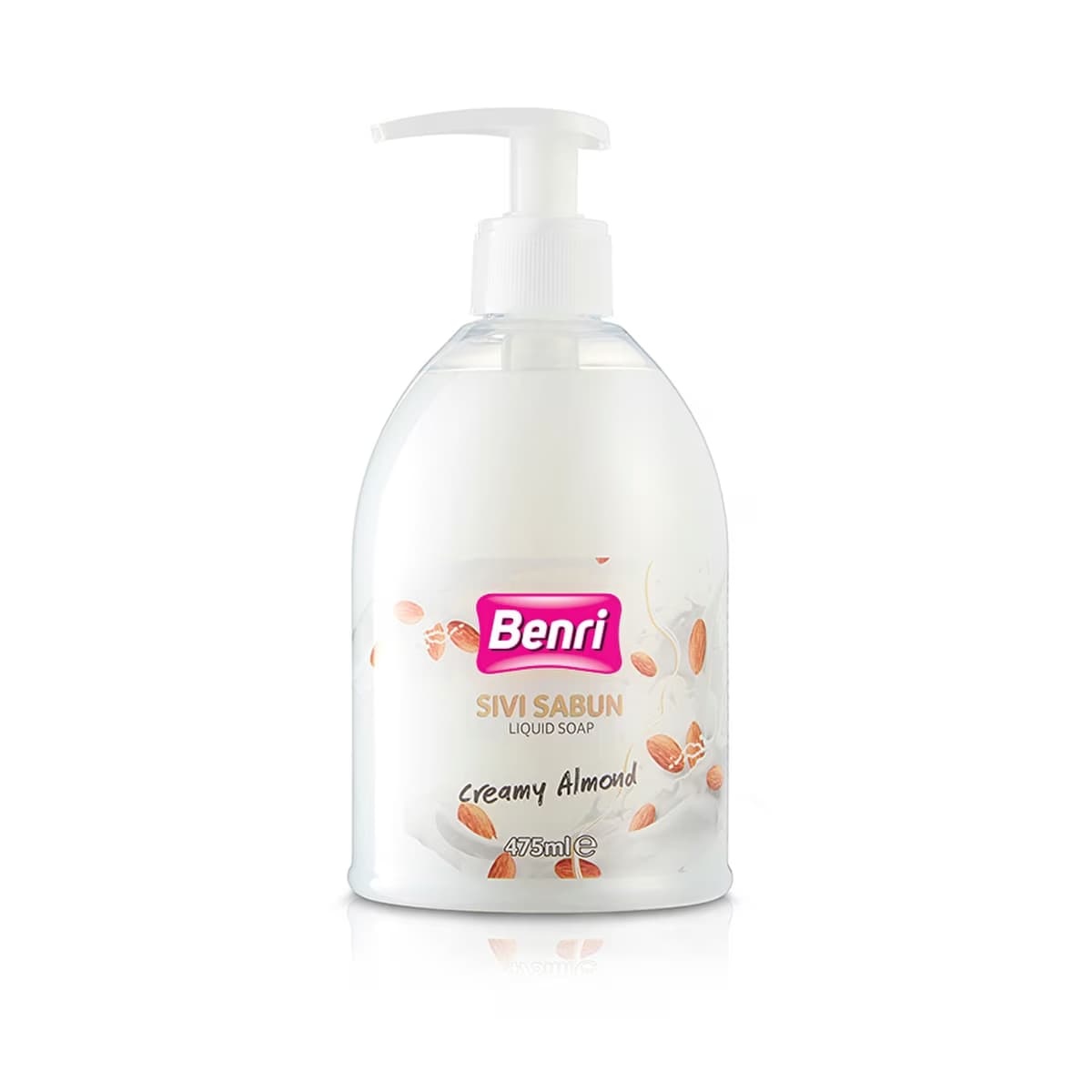 Benri Creamy Almond Sıvı Sabun 475 ml - Gratis