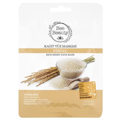 Bee Beauty Pirinç Yüz Maskesi 25 ml - Gratis