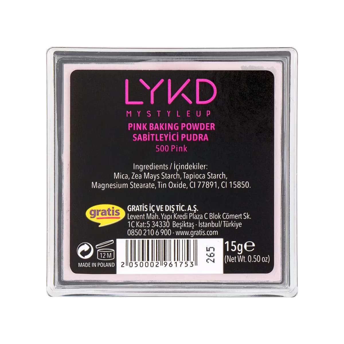 LYKD Banana Pudra 500 Pink - Gratis 5