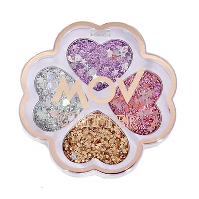Mov Glitter Yonca Far Paleti - Gratis