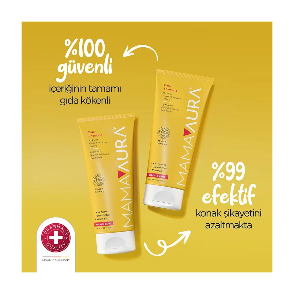 Mamaaura Bebek Şampuanı 200 ml - Gratis 2