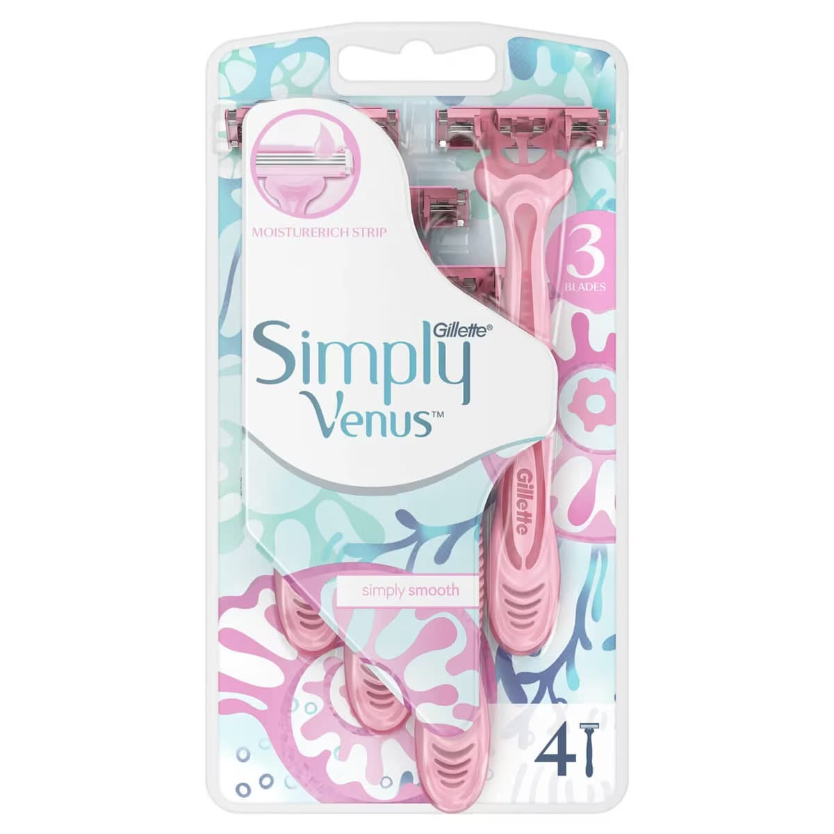 Gillette Venus Simply 3 Poşet 4'lü