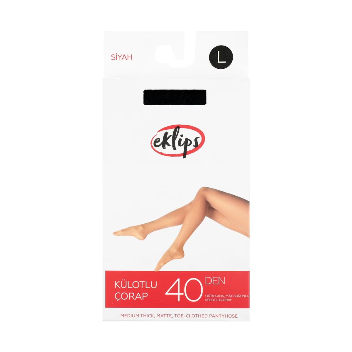 Eklips Siyah Külotlu Çorap L Beden - Gratis