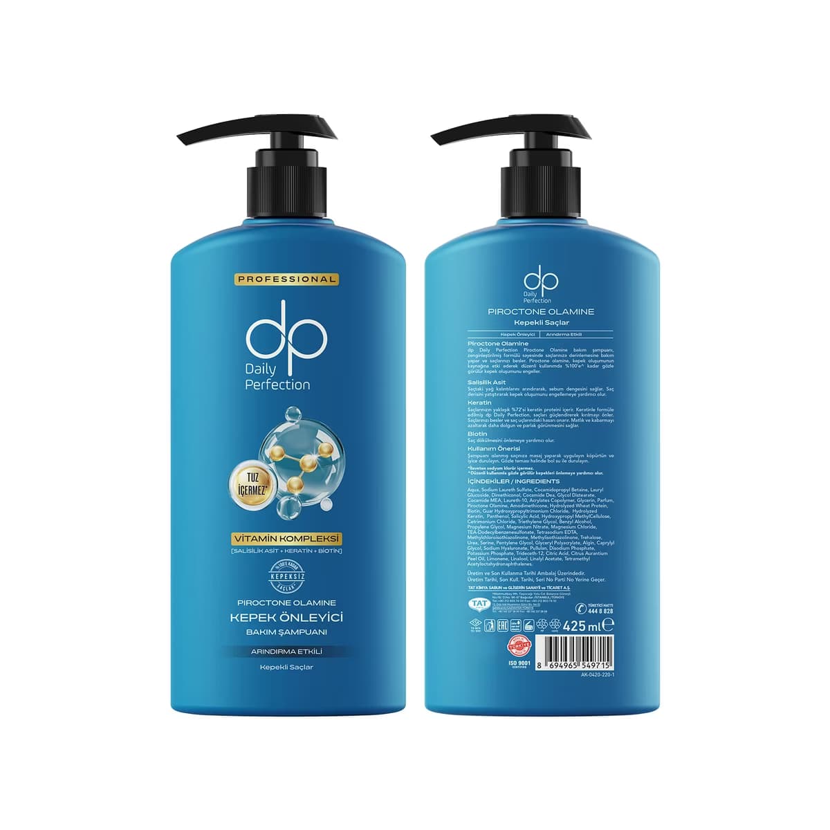 Dp Şampuan Kepek Önleyici 425 ml - Gratis 2