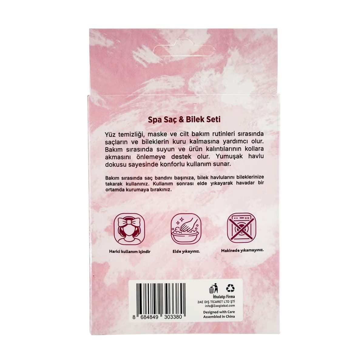 Nucci SPA Havlusu Saç Bilek Seti - Gratis 2