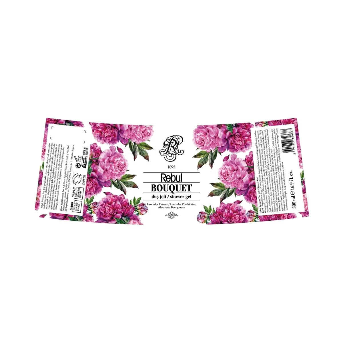 Rebul Duş Jeli Bouquet 500 ml - Gratis 2