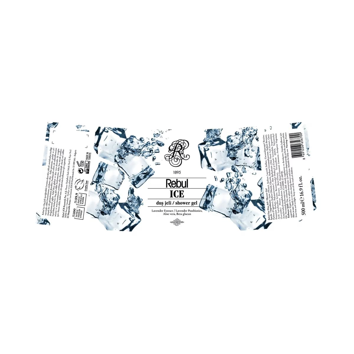 Rebul Duş Jeli Ice 500 ml - Gratis 2