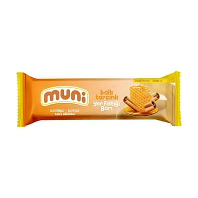 Muni Ballı Tarçınlı Yer Fıstığı Barı 40 gr - Gratis